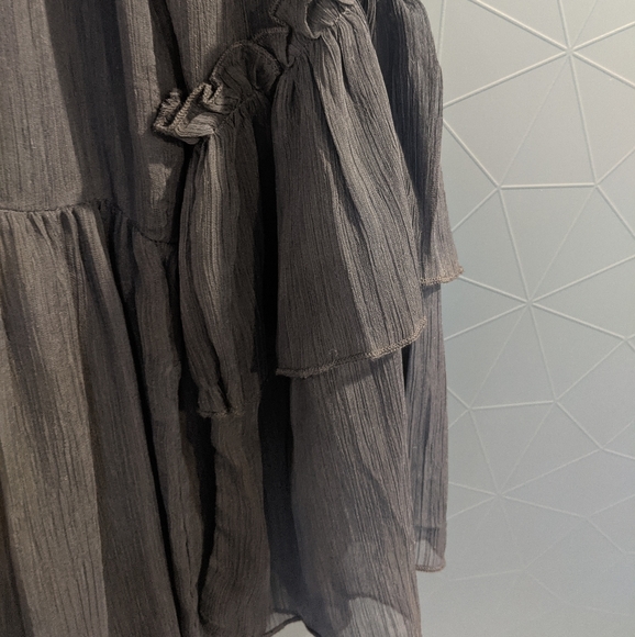 Navy Crepe Dress | H&M - Picture 3 of 5